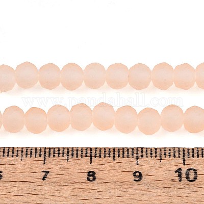 Нити стеклянных бусин FGLA-N003-6mm-07-1