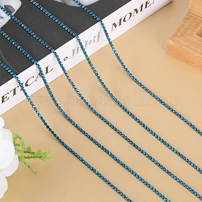 1 рулон электрофорез железные стразы стразы цепочки CHC-GF0001-06B-1