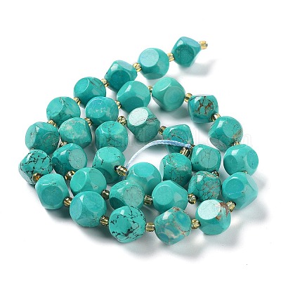 Нити из синтетического говлитового бисера G-M367-22B-1