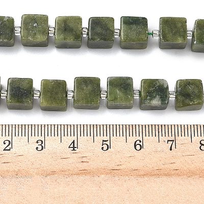 Нити бусин из натурального южного нефрита G-D338-A19-1