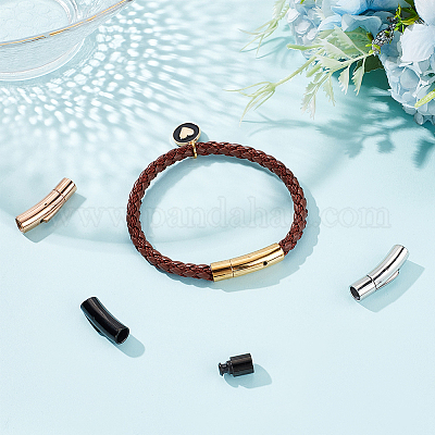 4 комплект 4-х цветных штыковых застежек из хирургической нержавеющей стали 316L STAS-OC0001-17C-1