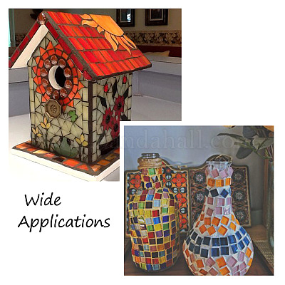 240шт 2 стиля прозрачных стеклянных кабошонов GLAA-EL0001-02A-1