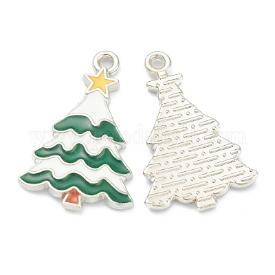 Подвески из эмали и сплава X-ENAM-J649-18P-1