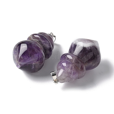 Подвески из натурального аметиста  G-C187-04D-1
