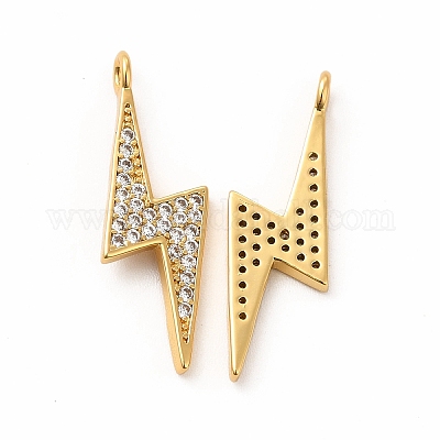 Стойки обшивки латунь микро проложить Циркон подвеску KK-K165-18G-1