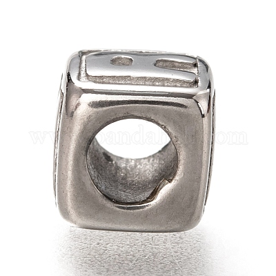 Европейские бусины из нержавеющей стали 304 OPDL-L020-001R-1