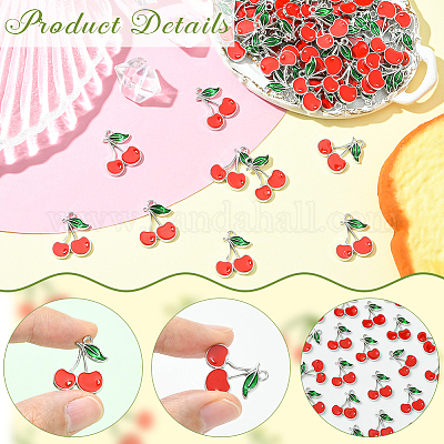 60 шт. Подвески из сплава с эмалью FIND-SC0017-33P-1