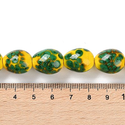 Бусы лэмпворк ручной работы LAMP-Q036-08B-1