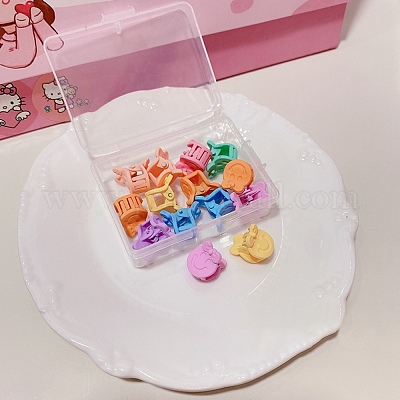 Wholesale Girls Hair Accessories Ponytail Holder Resin Cube Bead