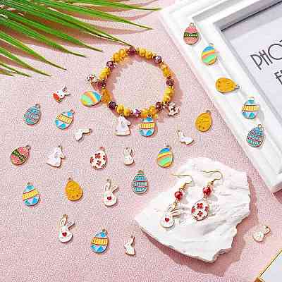 Подвески из сплава эмали 60шт 12 стиля ENAM-SZ0003-14-1