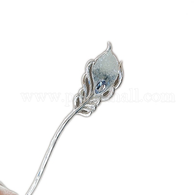 Палочки для волос со стразами из сплава PW-WG4157D-04-1