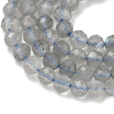 Природные лабрадорита бисер нитей&nbsp;G-B168-A09-4mm-1