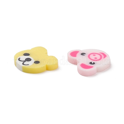 Кабошоны из полимерной глины ручной работы CLAY-XCP0001-17-1