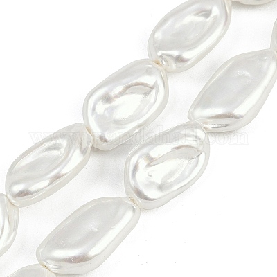 Гальванические стеклянные бусины GLAA-H039-04A-1