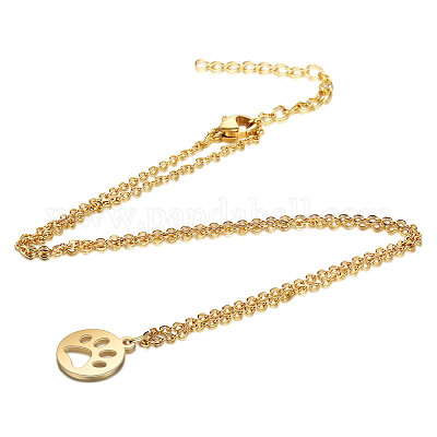 201 подвеска из нержавеющей стали ожерелье NJEW-S063-TN455-2-1