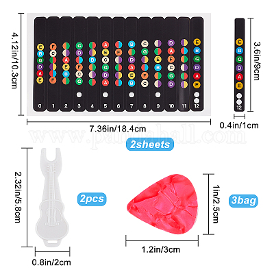 Пластиковый гитарный медиатор AJEW-GF0005-83-1
