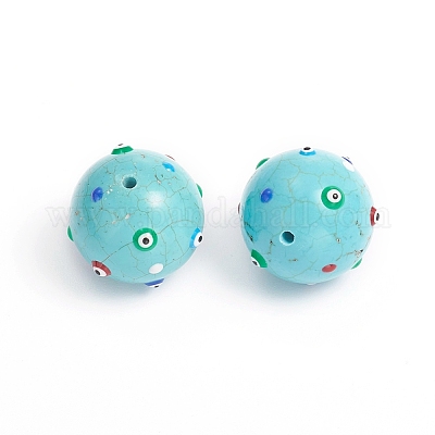 Бусины из природных Говлит G-I272-04-1