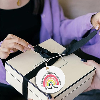 Подвесные украшения из печатного фарфора HJEW-WH0057-004-1