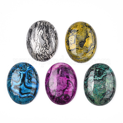 Естественные рябины кашпонов яшмы G-C028-04A-1