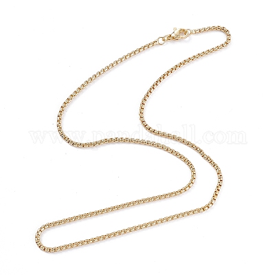 Collane a catena in ottone&nbsp;X-NJEW-I247-04G-1