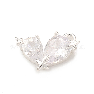 Подвески из прозрачного стекла KK-P228-24S-1