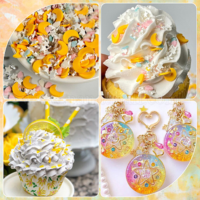 Кабошоны из полимерной глины ручной работы CLAY-SC0001-98A-1