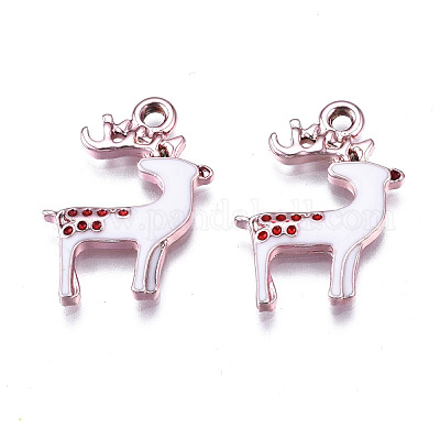 Подвески из эмали и сплава ENAM-Q417-16RG-1