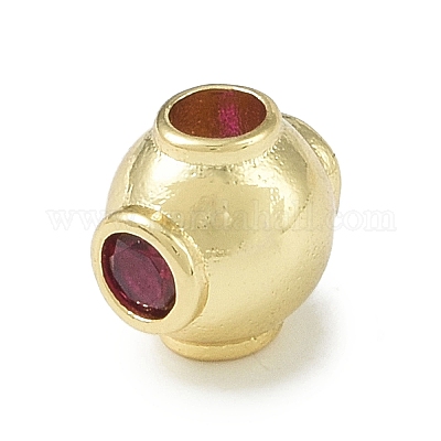 Стойки обшивки латунь микро проложить кубического циркония бусы KK-A220-24A-G-1