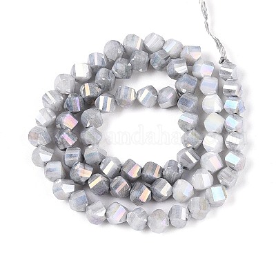 Антикоррозийные гальванические стеклянные бусины GLAA-T025-6mm-14A-1