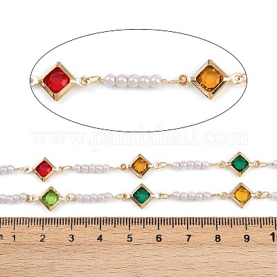 Латунные цепочки с квадратными звеньями CHC-H115-18G-1