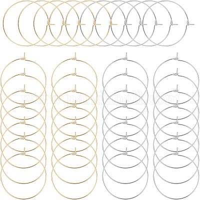 100 шт. 2 цвета 316 хирургическая нержавеющая сталь бокалы кольца подвески STAS-UN0028-95B-1