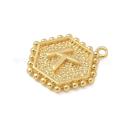 Латунные подвески KK-B126-01G-K-1