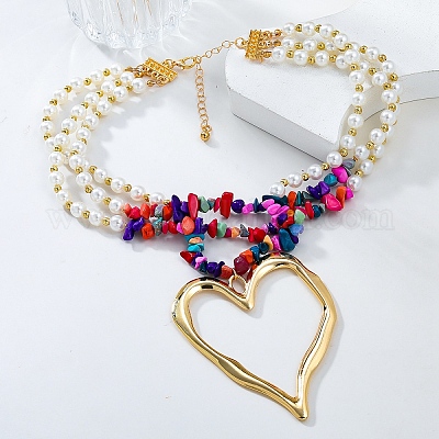 Бусины из синтетической бирюзы в стиле бохо NJEW-K384-04A-1