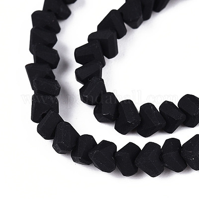 Нити из матовых непрозрачных стеклянных бусин GLAA-N017-4mm-01-1