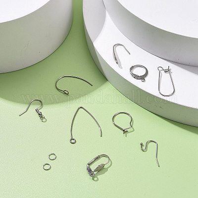 Серьга нержавеющей стали крючки STAS-UN0003-24P-1