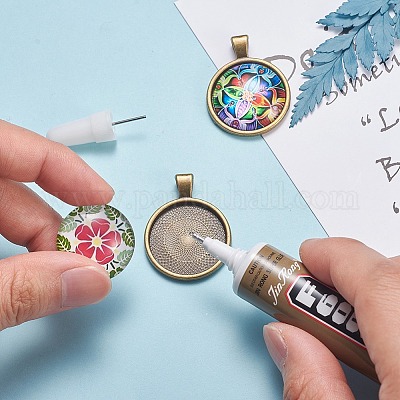 Прозрачные стеклянные кабошоны GGLA-YW0001-02-1