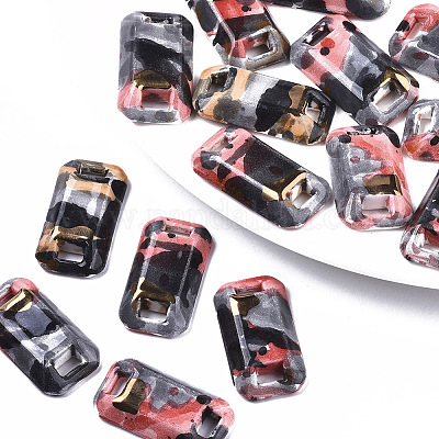 Соединители звеньев фарфора ручной работы PORC-S501-034A-1