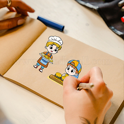 Прозрачные штампы из ПВХ с летней тематикой DIY-WH0631-0481-1