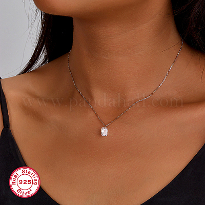 Антикоррозийные прямоугольные подвески из кубического циркония FI1776-2-1