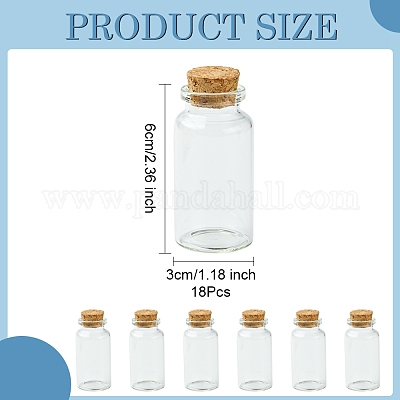Стеклянная бутылка 18 шт. CON-FS0001-14B-1