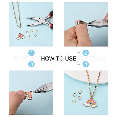 Открытые соединительные кольца из нержавеющей стали 304&nbsp;LS-X-STAS-R060-5x0.7-1