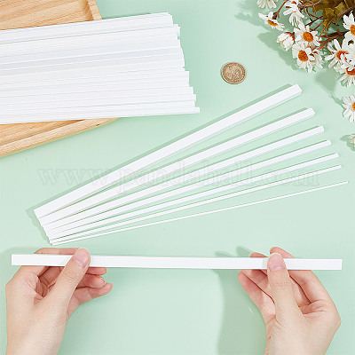 35 шт. 7 стиля квадратных полых труб из АБС-пластика AJEW-OC0005-18-1