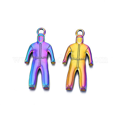 Подвески из сплава цвета радуги PALLOY-N156-201-1