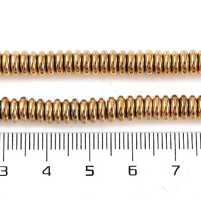 Гальванические нити из синтетических немагнитных гематитовых бусин G-H027-D01-02-1