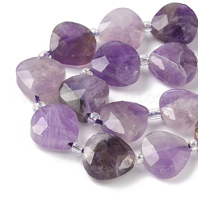 Natürlichen Amethyst Perlen Stränge&nbsp;G-D316-A07-1
