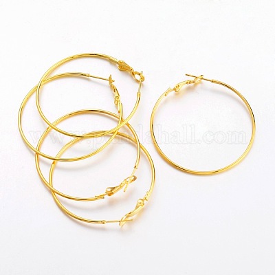 Латунная фурнитура для серег EC108-3NFG-1