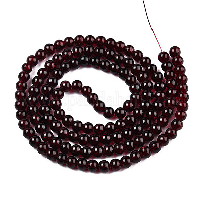 Стеклянные бусины кракле CCG-Q001-6mm-18-1