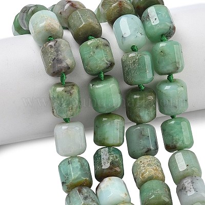 Натуральные хризопразные бисерные пряди&nbsp;G-C270-D01-02-1