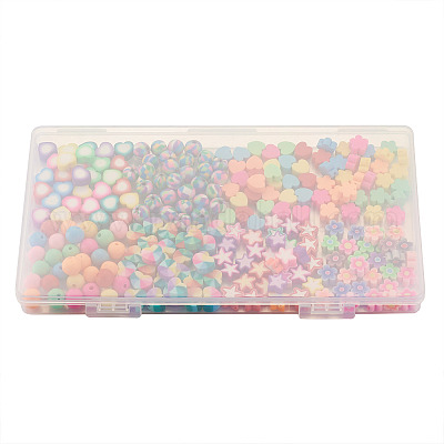 240шт 8 стиля ручной работы бусины из полимерной глины CLAY-CD0001-07-1