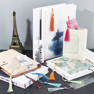 64шт 8 цвета украшения кисточкой из полиэстера OCOR-NB0001-44-1